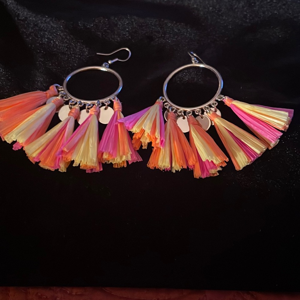 Beautiful rainbow earrings